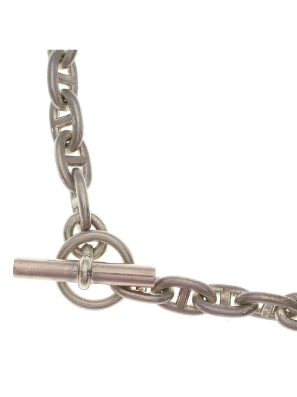 Hermes Chaine D'ancre MM Necklace 39 Links Silver